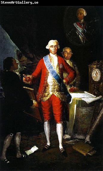 Francisco de Goya Portrait of Jose Monino, 1st Count of Floridablanca and Francisco de Goya